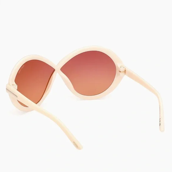 Tom Ford cream Sunglasses with case NWOT from Saks Fifth Ave - Picture 5 of 6